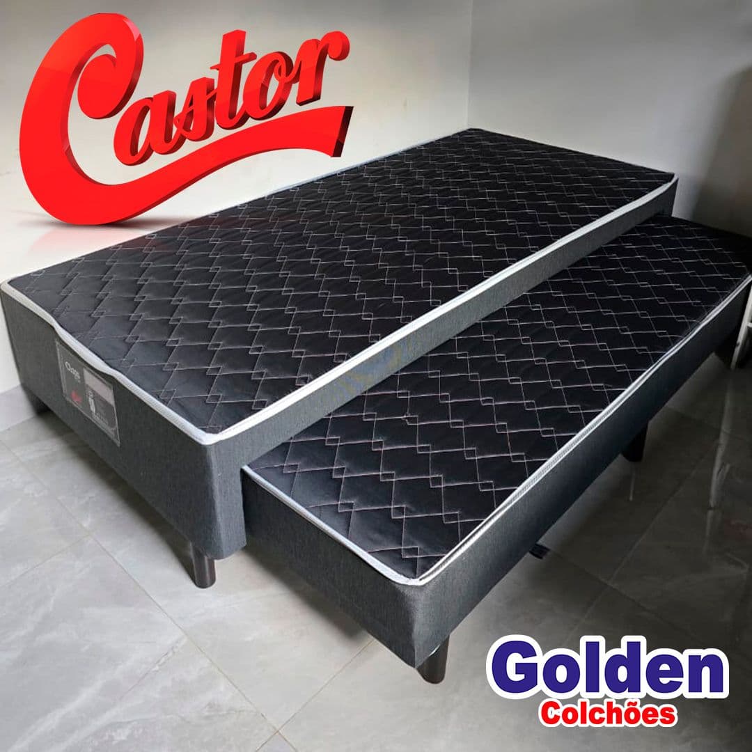 Cama box com aux Castor
